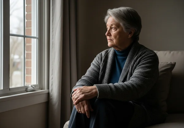 Warga emas kelihatan termenung, berasa terasing