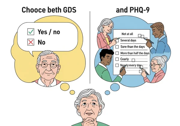 Comparing GDS and PHQ-9 for senior depression